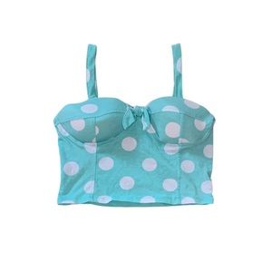 Fun Polka Dot Crop Top